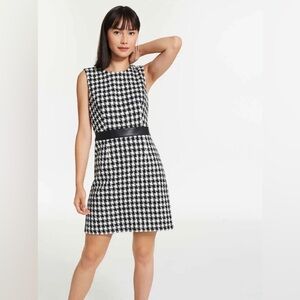Joe Fresh Houndstooth Mini Dress NWOT